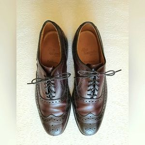 Allen Edmonds Fairhaven Mens Wingtip Dress Shoes Size 8 Dark brown/mahog…
